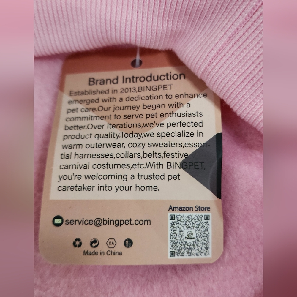 Bingpet Dog Fleese Hoodie - Picture 3 of 8